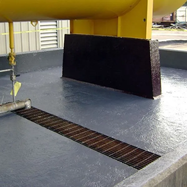 Gray coated equipment pad in Springdale, OH
