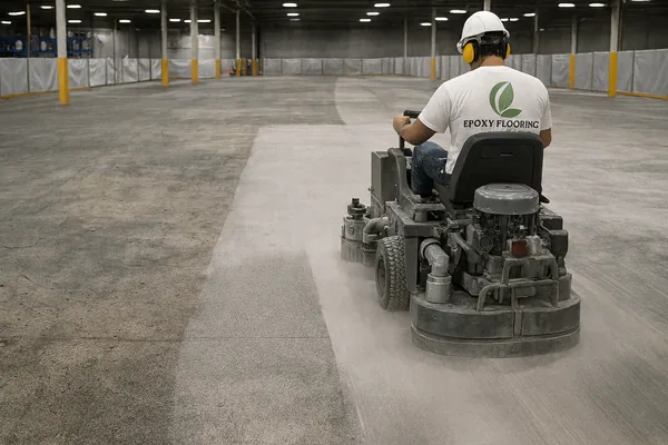 Industrial concrete surface preparation