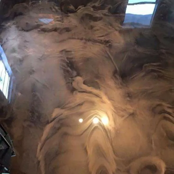 Metallic epoxy floor in Newport, KY